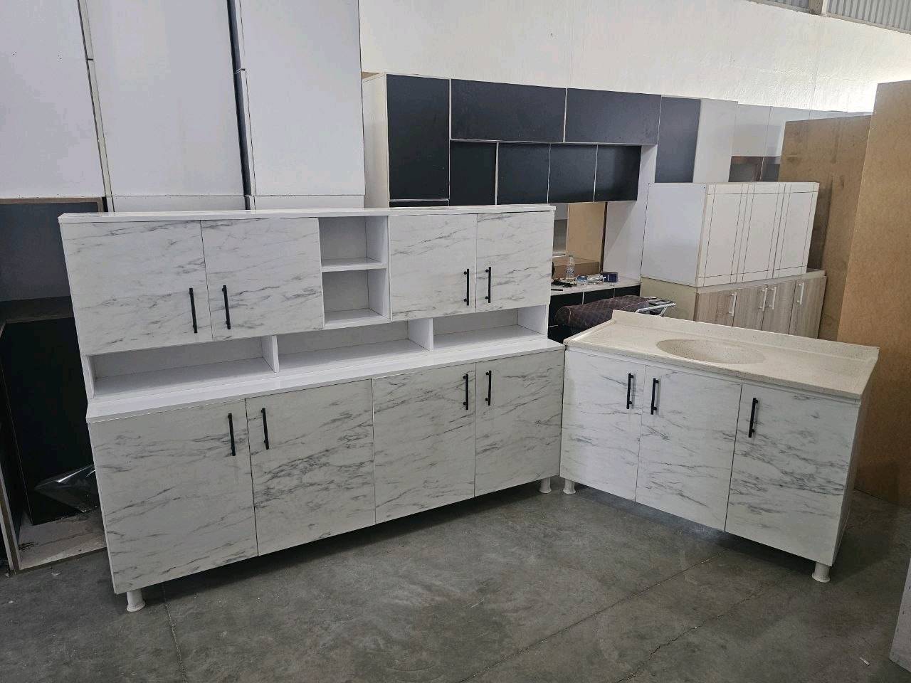 كاونتر MDF • ٢ متر • سنك ١م
