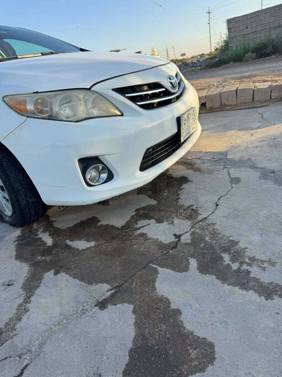 كورلا ٢٠١٣
محرك ١٨٠٠ مكفول.. تخم تاير
حدادية جاهزة كاملة... بدون صبغ 
مكان السياره صلاح الدين بلد..***********
