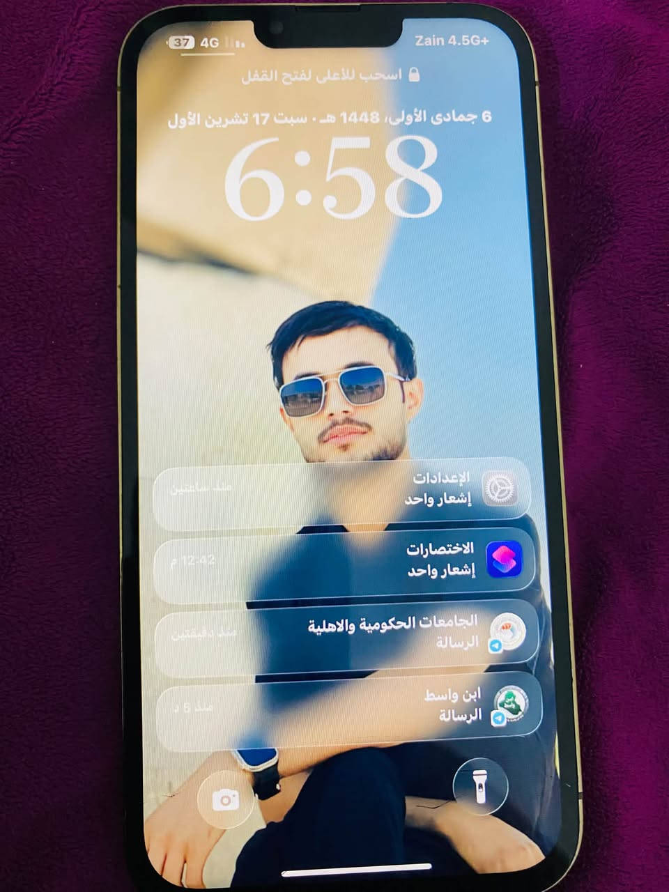 آيفون ١٣ • شاشة مبدلة • بطارية مبدلة