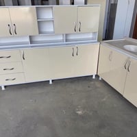 كاونتر MDF • ٢ متر • سنك ١م٢٠ مرمر