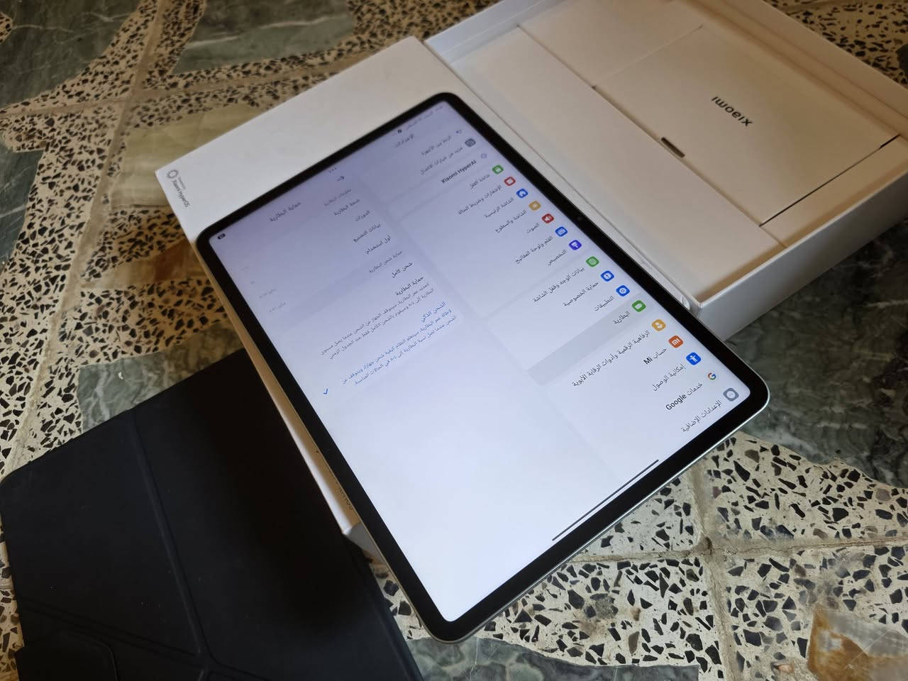 ايباد شاومي باد ٧ ذاكرته ٢٥٦ 
بطاريه ١٠٠ مشحون ٤٤ مره 
سعر ٤٢٥ مكاني بغداد 
توصيل موحود 
***********
