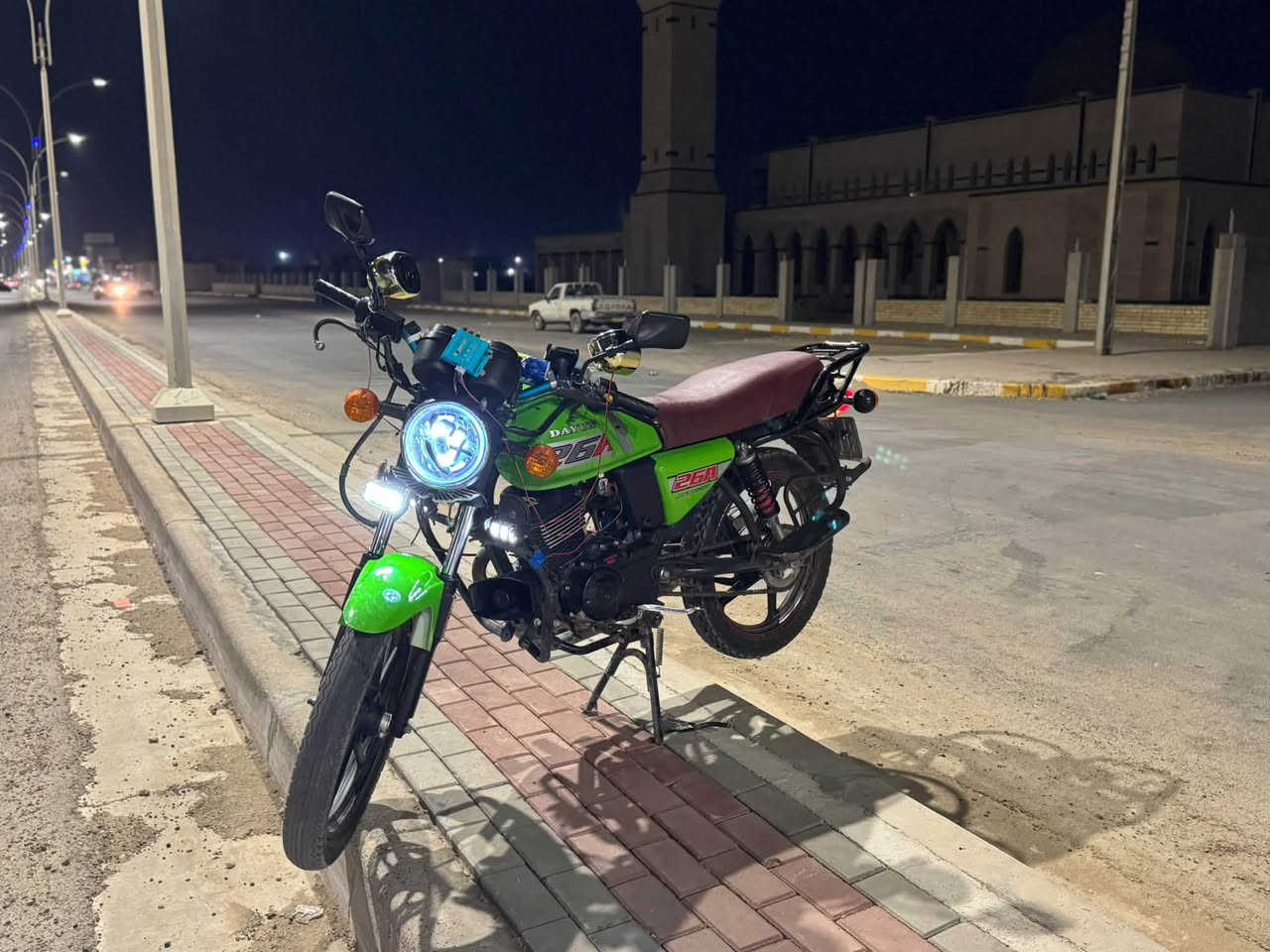 السلام عليكم دراجه دايوان للبيع مرقم العنوان صلاح الدين بيجي 
الدراجه شرط محرك ما مفتوح موديل 2023

رقم الهاتف / ***********
