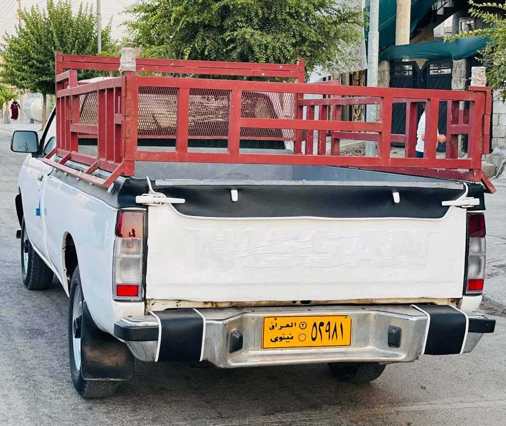 نیسان پیکاب مۆدێل 2002 
ئاڕمی پلاستیکی هەولێر سەنەوی ئەسڵیشی لەگەڵە
تەبریدە گێڕ و مەکینە و ئەکسل و تەقەو ڕەقەی بەشەرت چەمچەو ناوبۆدی تیایە چوار تایەی دەنلوپی لۆکی لە ژێرە ماڵی کەسابەتە 

سعری / 68 گەڵاو کەمێک مەجال 
شوێن / شارەزوور
ژم / *********** حلبجة, السليمانية

