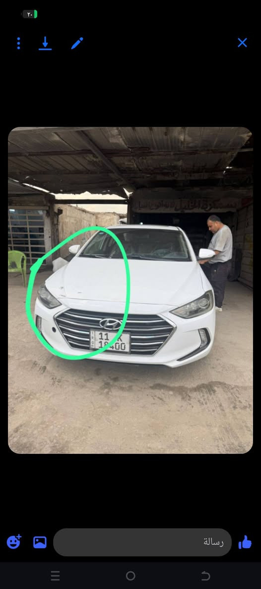 النترة2018خليجي
 رقم بغداد
لون ابيض
ماشية 160
محرك2000
كير اي تي
بيها 5قطع
بيها ضربه بنيد وجاملغ ايمن مصبوغات بنيد وجاملغ ايمن وايسر وبيها خشم الشاصي تعديل  صبغ بالهلال الخلفي كد 4 اصابع من يم صفحه السايق وبيها بابين عكس السايق مفتوحات لاجل تصليح بارد فقط
 سونرها تفاصيلها بصور
مكان بغداد بلديات
 سعرها 110وبيها مجال...... خاص

نص مكتوب في الصور:
- ٢٠
- رسالة