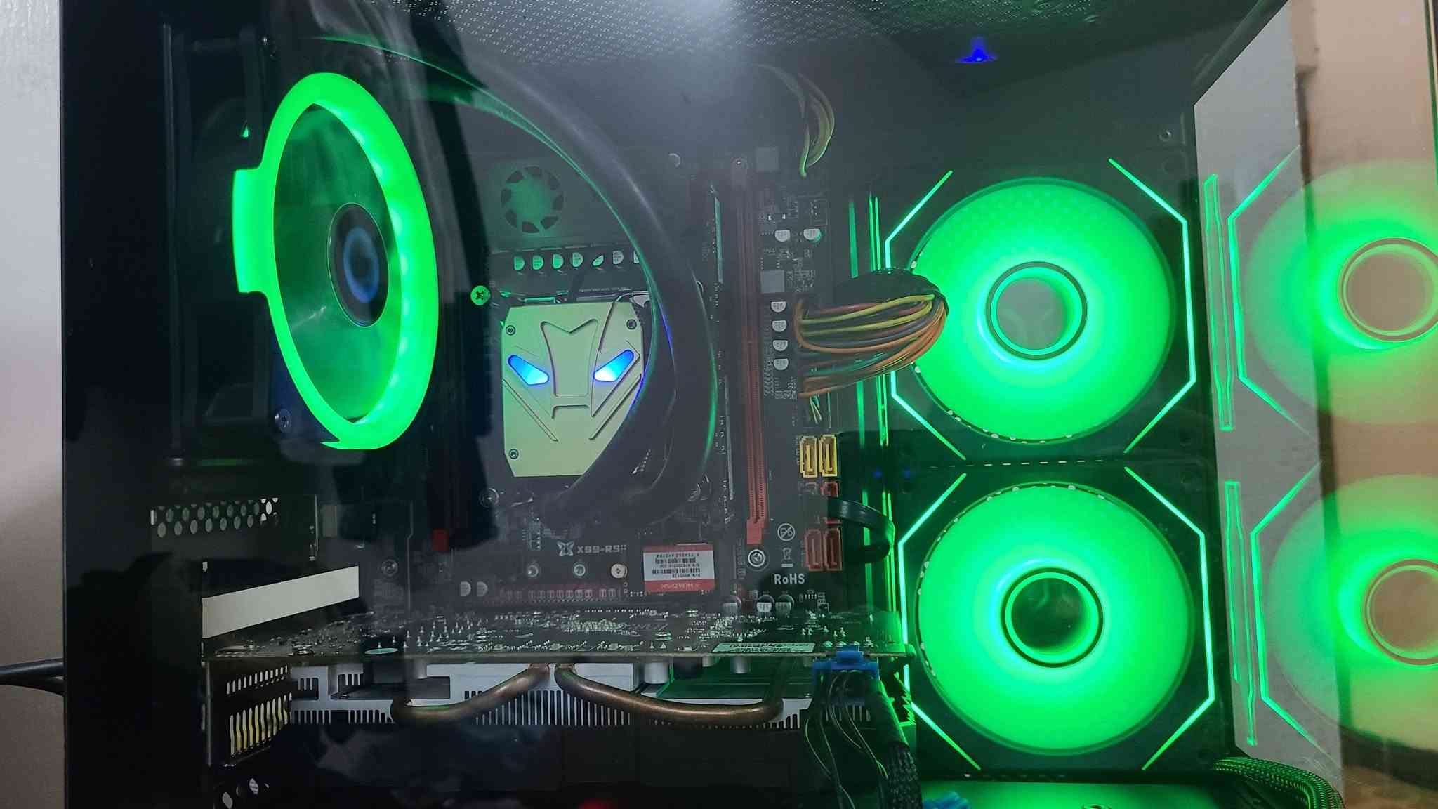 تجميعة • Xeon E5-2680V4 • RX 580 8GB