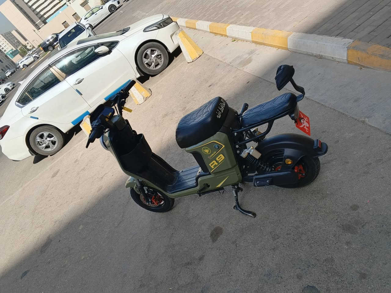 5بطاريات ونلي 16 امبير
بي هورن دبل اشاره اشاره يمنه يسره يعني دراجه نقصهه الوحيد نضام البگ اما الباقي شغاال ونضيف مكاني بسمايه للاستفسار *********** السعر 450
