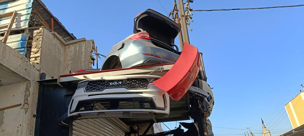 السلام عليكم
قطع غيار{كيا¥هونداي}🚗 🇰🇷
سوناتا. اكسنت . النترا.
 سنتافي. توسان.اوبتماK5
موهافي . ريو . سيراتو . فورتي .سبورتج.كونه  
و جميع انواع الموديلات 
1. بوب🚙🚗
2.جاملغ امامي🚕
3. ظهر خلفي انواع السيارات
4.شباك ماسحه
5. بك لايت🚌🚖 
6.لايت امامي
7.دعاميه 🚘
8. بدنه اماميه 
9.درع محرك + بطانين امامي+ بطاين خلفي + واقيه طين 
10.ماستكه امامي + خلفي
11. راديتر كامله اصلي شركه
12. حداديه صدر جميع انواع سيارات
13. تحتاج سمكره صبغ تطبيك بوب جاملغات تصليح دعاميات كلشي متوفر 
متواجد كل ايام الاسبوع ماعده يوم الجمعه
من ساعه 8 صباحآ الى 5 مساءآ
واتساب *********** بغداد/ الشيخ عمر شارع الثالث
يوجد توصيل داخل بغداد والمحافظات
