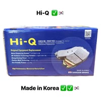 دسكات وبنزات شركة Hi-Q الكوريه الغنيه عن التعريف 🇰🇷🇰🇷🇰🇷🇰🇷 (اصلي) ✅  يت...