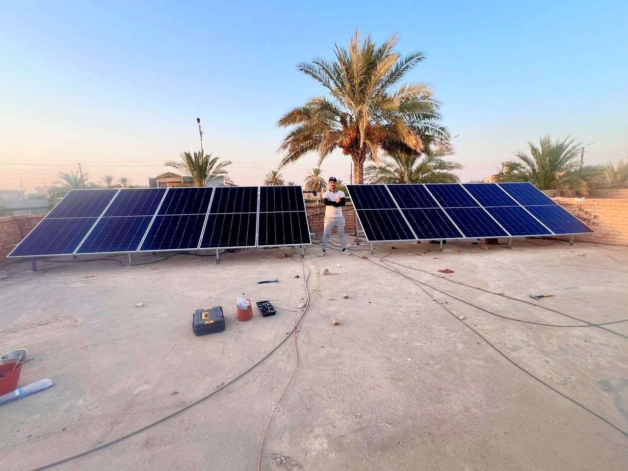 من قضاء العلم منظومة جديدة تنظم إلى عائلة منارات المدينة للطاقة الشمسية   تم ولله الحمد تنصيب منظومة طاقة شمسية للعم #الملا_ابو_زياد  16أمبير ليلي 20 أمبير نهاري

​🔥العروض مستمرة والأسعار تنافسية و الأقوى في السوق💯

#البيع_بالنقد_والاقساط

مكتب #منارات_المدينة_للطاقة_الشمسية خيارك الامثل للطاقـة المتجددة ☀️ ودّع انقطاع الكهرباء نهائياً ☀️

​📞 للحجز والاستفسار:
​ المهندس حسن الجبوري 
📱 [ *********** ]
📱 [ *********** ]

الفني Hatem Alwird 
📞(***********)

​📍الفرع الرئيسي مــنارات الـمـدينـة  [  صلاح الدين- تكريت- العلم- عمارة الضامن - مقابل مجمع د. احسان الساري ]

 #طاقتك_المستدامة....#اختيارك_الذكي
