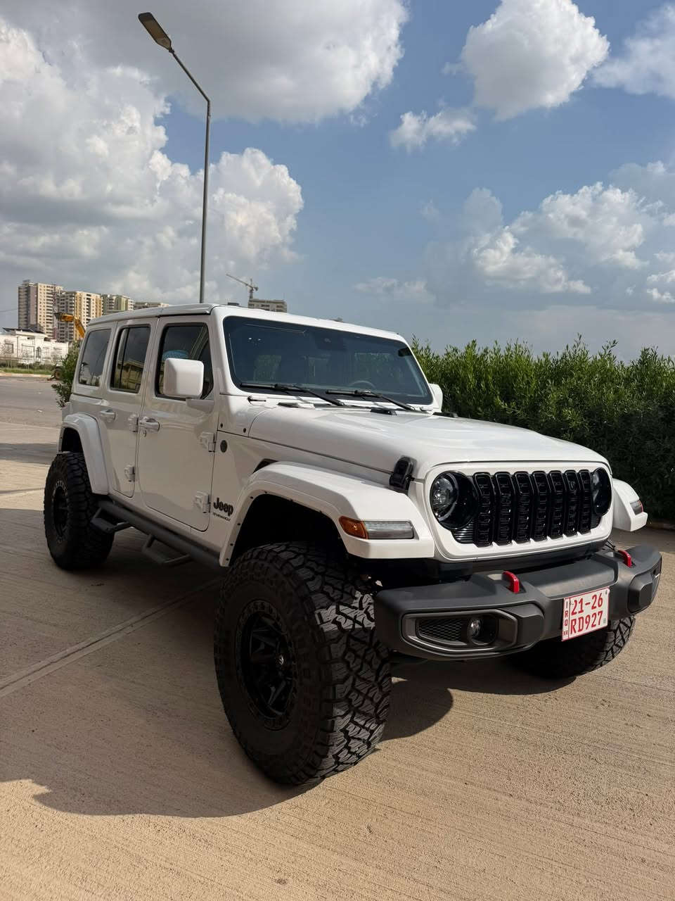 رقم السيارة : شمالي 22
موقع السيارة :اربيل

نوع السيارة : جيب رانكلر jeep wranglersport 

موديل السيارة : 2024

المسافة المقطوعة: 10000 ميل 

محرك6  سلندر 

مواصفات: sport 

بصمة تشغيل 

بصمة ابواب 

تشغيل عن البعد 

كراسي تدفئة 

ستيرن تدفئة

رادار وتحديد سرعه 

مداخل تايبسي USB للجوال

لايت زينون + بك لايت LED 

ملاحظات: بدون صبغ 1 PDR ايرباك ستيرن سستم سيارة جديده 

للأستفسار :📞

***********
