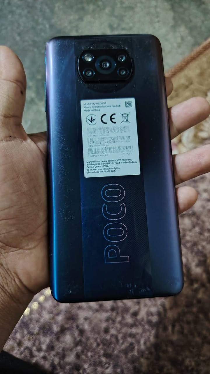 سلام عليكم
جهاز   poco x3 pro

جاهز غني عن التعريف 

شرط من كلشي 

نضيف حيل مابي شخط 
سعر190
ستفسار ***********
