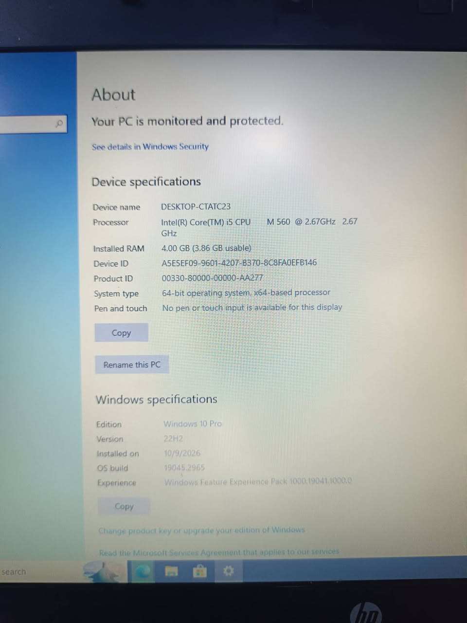 لابتوب • i5 M560 • بطارية تعبانه
