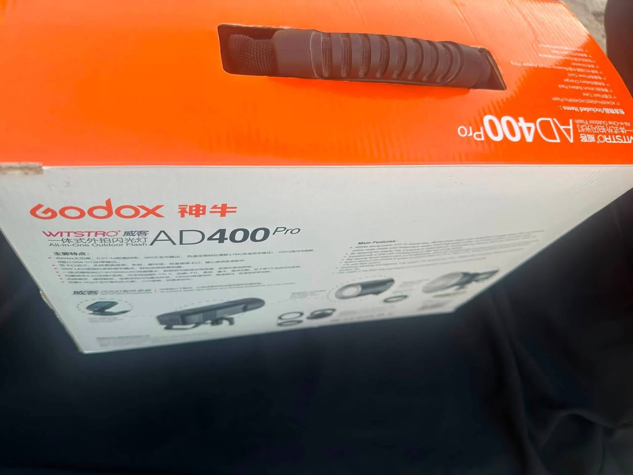 AD400Pro • إضاءة تصوير • استعمال قليل