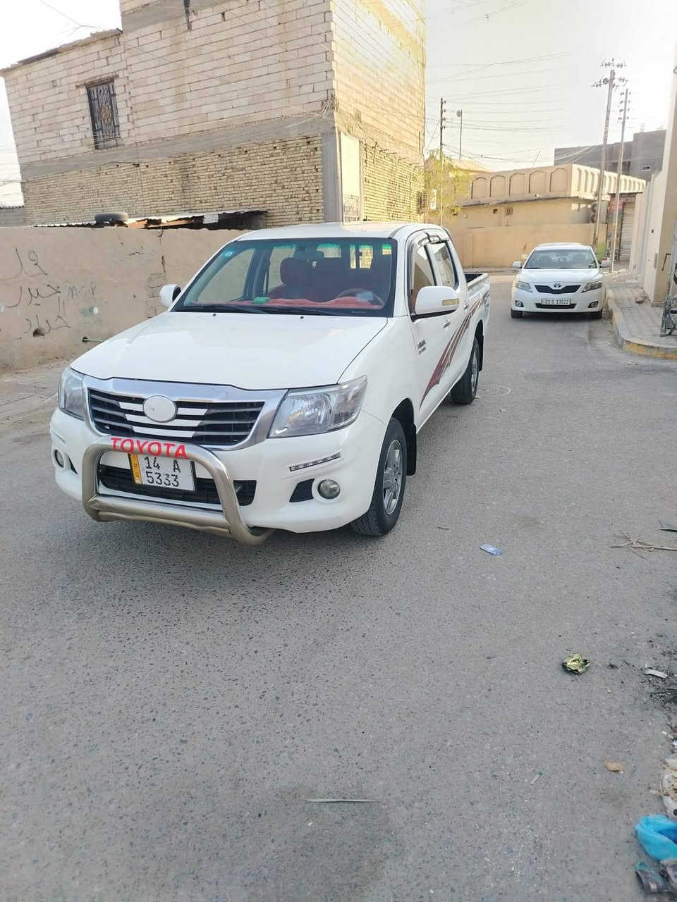 السلام عليكم للبيع فقط بيك اب فلاونزة مديل 2014 رقم بصرة بسمي مكفول من ضربة وصبغ وتبديل ما عدا البنيد مبدل اصلي السيارة جاهزة تخم تاير جديد حدادة جديدة تبريد ثلج محرك وكير كفالة المحرك بلاد ما مفتوح 

العنوان البصرة قضاء المدينة 

السعر 190 وبيها مجال للشراي 

رقم الهاتف ***********
