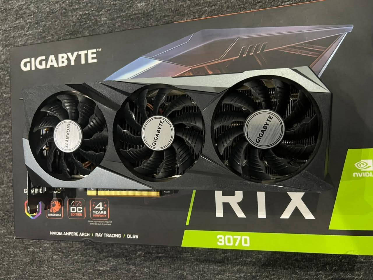 للبيع كرت شاشة RTX 3070 Gigabyte Gaming OC 🎮

استعمال نظيف، نظافة 100% وأداء قوي جداً، والفحص متوفر للتأكد ✅  
السعر: 500 ألف دينار  
متوفرة خدمة التوصيل 🚚  
للتواصل والاستفسار ***********
