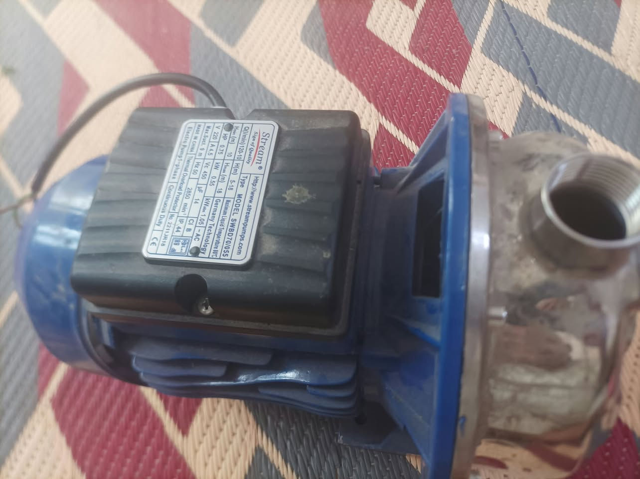 ماطور ستريم 4/3 حصان جديد السعر 75 الف مكان المحموديه ***********
