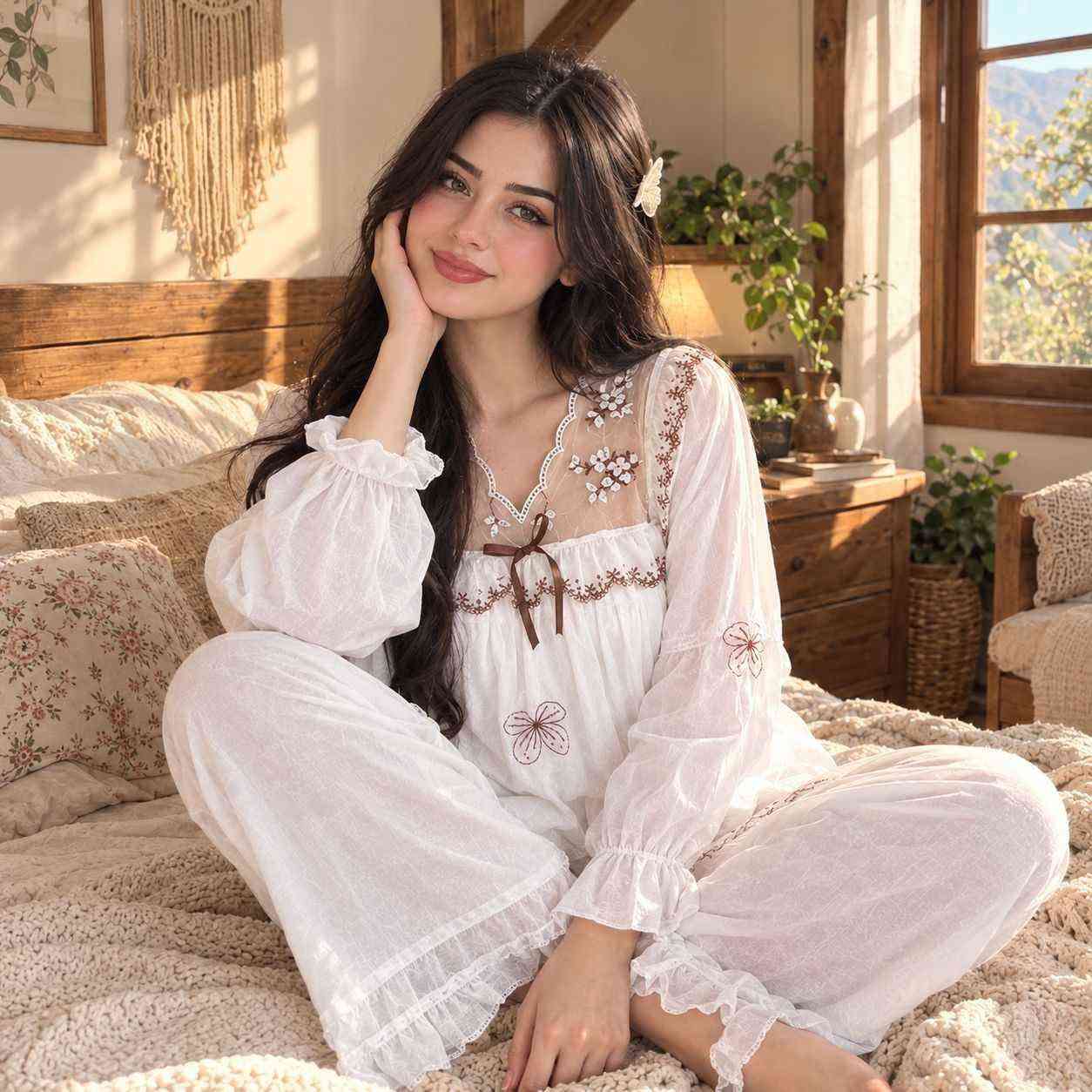 شيفون مبطن • قطن ١٠٠% • مقاسات L-XL-2XL