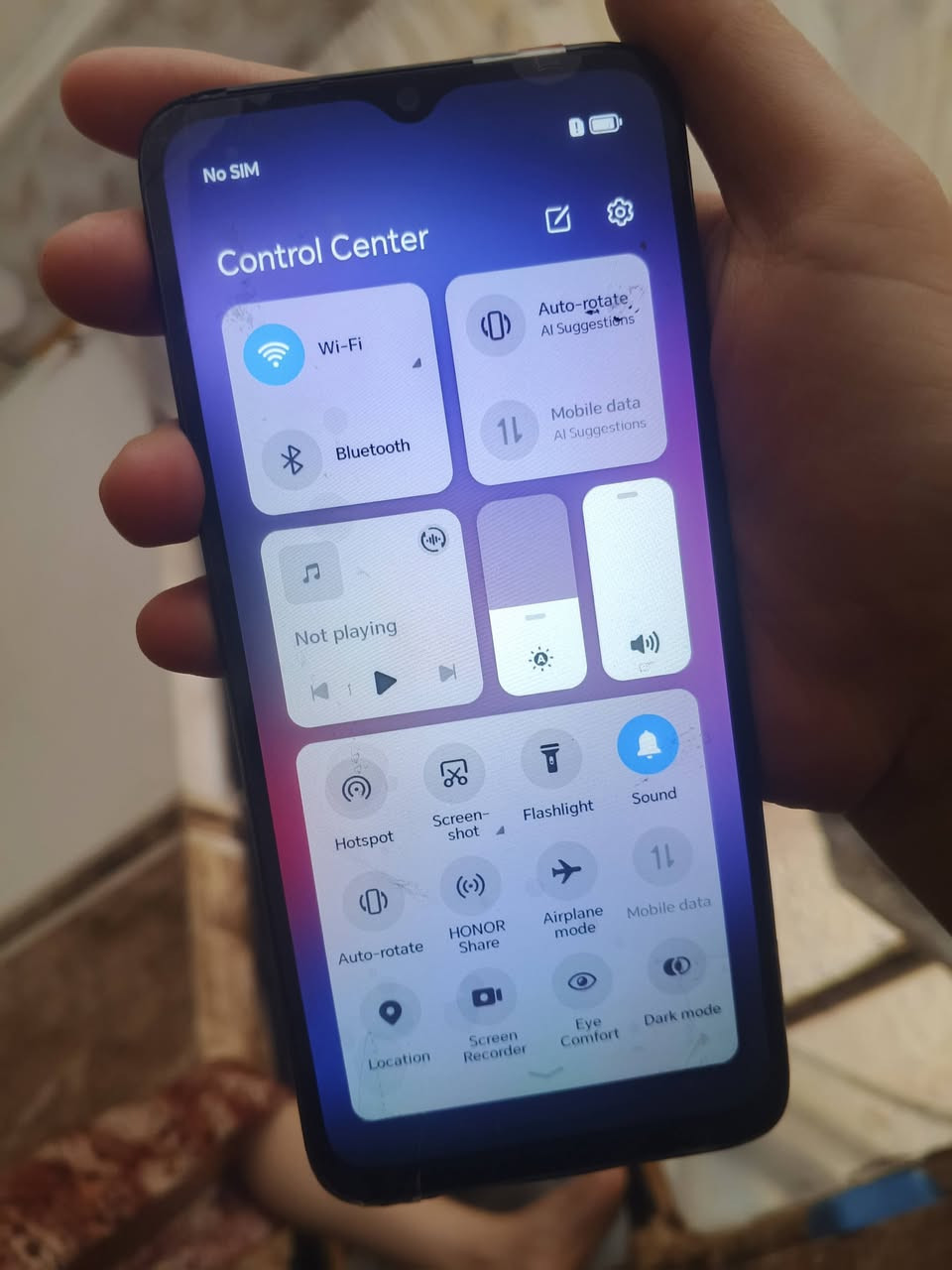 الموديل : 2x-HONOR X6a - WDY

المعالج : 36 Media Tek Helio

4GB + HONOR RAM Turbo :ldI

التخزين: 128GB

البطارية : 5200mAh

دقة الشاشة : 1612 × 720

النظام 8.0 MagicOS

الجهاز 4G♥مبدل شاشه اصليه سعره ٨٠ الف وبي مجال بغداد حي العامل ماعدي توصيل تيجي تاخذه من 🚪بيتي

نص مكتوب في الصور:
- 12:13
- About phone
- MagicOS
- Device name
- HONOR X6a
- Processor
- Mediatek Helio
- G36
- RAM
- 4 GB
- + HONOR RAM
- Turbo
- Battery
- 5200 mAh
- Resolution
- 1612 x 720
- Internal storage
- 96.47 GB free
- 128 GB total
- Model
- WDY-LX2
- Build number
- 8.0.0.358(C185E12R2P4)
- GPU Turbo
- MagicOS version
- 8.0