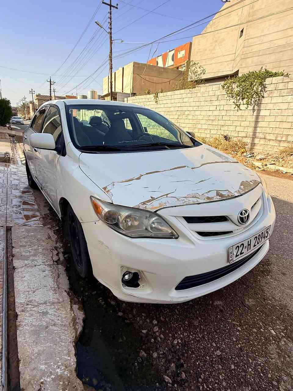 سلام عليكم ,كورلا ,٢٠١١  , صبغ عام ,رقم أربيل ,السعر1 دفتر وقابل للتفاوض رقم
***********
