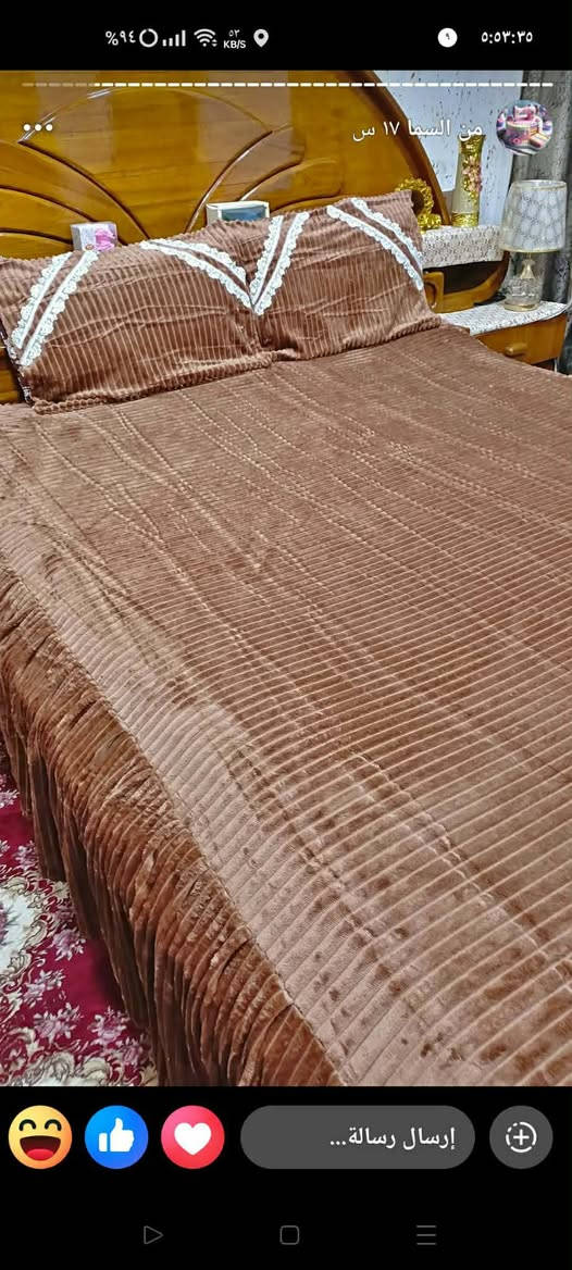 🧵 خياطة منزلية بإتقان ولمسة جميلة ✨
نستقبل طلباتكم بكل حب ❤️
خياطة جراجف، كوشات، مخدات وكل ما يخص الخياطة 🪡
أي فصال أو تصميم يعجبكم، نكدر ننفذه إلكم بأجمل شكل وبحسب طلبكم 🌹
📞 للطلب والاستفسار والتواصل:
***********
اختاروا التصميم… وإحنا علينا التنفيذ بأجمل صورة. 🧵❤️

نص مكتوب في الصور:
- ٢٣ تموز
- ١:٤٩ م
- المزيد
- حذف
- تحرير
- المفضلة
- مشاركة
- %٩٥ ٥:٤٩:٤١ ٢٣ تموز ١:٥٠ م المزيد حذف تحرير المفضلة مشاركة
- ٢٣ تموز ٣:١٠ م Shot on realme 8 ١٥:١٠ ٢٣٠٠٧.٢٠٢٦ المزيد حذف تحرير المفضلة مشاركة
- من السما ١٧ س
- ١:٤٨ م
- ٢٠ تموز منشور الخياطة المصلاوية ١٢:١٤ م عرض خاص لمدة يوم واحد فقط جرجف نفر كشكش جهتين مع مخاد 2 السعر 14 فقط قماش درجة أولى... المزيد