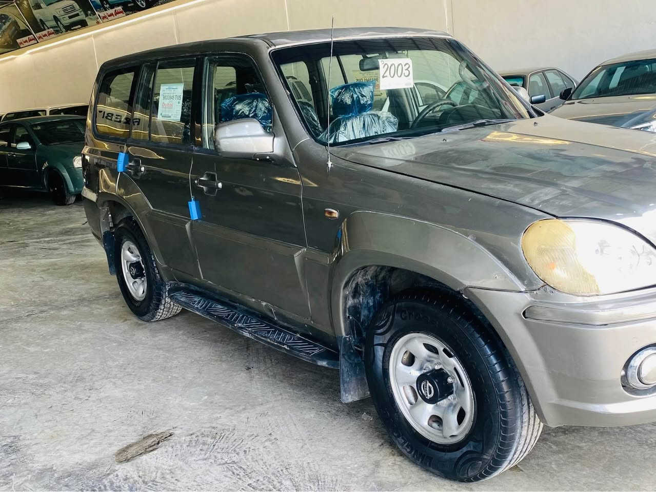 هؤنداي تريكان 2002 گير عادى  بەشەرتی  گێر ومەکینە و تەبریدو  ھەموگیانی  بەشەرت 
سنەوی  بەسەرچوە حیزام سبوخە لێدانی  نیە 
سەیارەکە زۆر جوانە مالێ دۆستە 
سعری 47وەرەقە کمیک مجال
لەکۆ یە دادەنیشم 
***********
*********** كويسينجاك, أربيل
