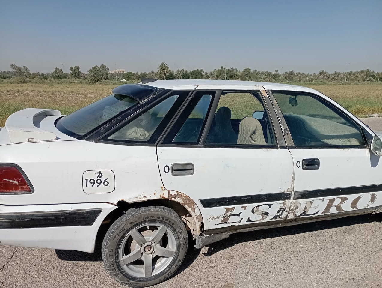 للبيع اسبيرو  موديل١٩٩٦سنوية  لغاية ٢٠٢٨ رقم كربلاء مشروع وطني محرك حدادية اطارات بطارية جيدة داخلة هزه ٢٠٢٥ .
كشر دواخل كهربائيات كير بحالة  متوسطه . سعر ٢٢ $
سيارة باسمي مداور ثاني يوم 
مكاني محاويل
***********
