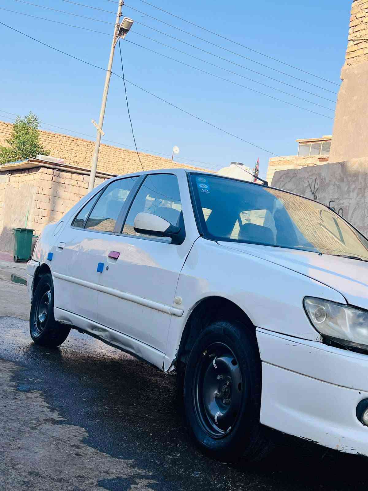 بيجو 306 • رقم بغداد • قطعتين صبغ