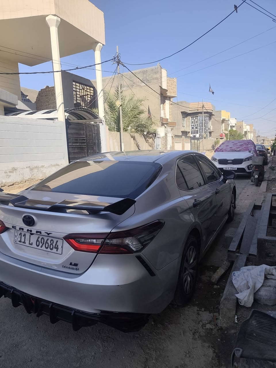 كامري 2022 le
مواصفات سياره معروفة 
ماشي 58 
 بصمه تشغيل  
بصمة ابواب
دخول ذكي
لد نهاري 
 

داخل اسود 
 
٣ انظمة قيادة 
القماره مثقوبه 
رقم بغداد 
ضرر موضح بالصور بالتفصيل السونار 
السعر 163
عنوان سيارة الديوانية 

***********
