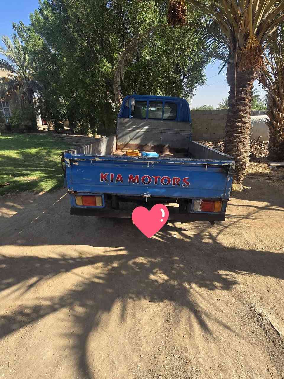 السلام عليكم كيا حمل للبيع  رقم بابل موديل 94 شاصي محرك كير كلهه مكفول مع تخم تايارت جدد السعر ٣٥ لل استفسار ***********
