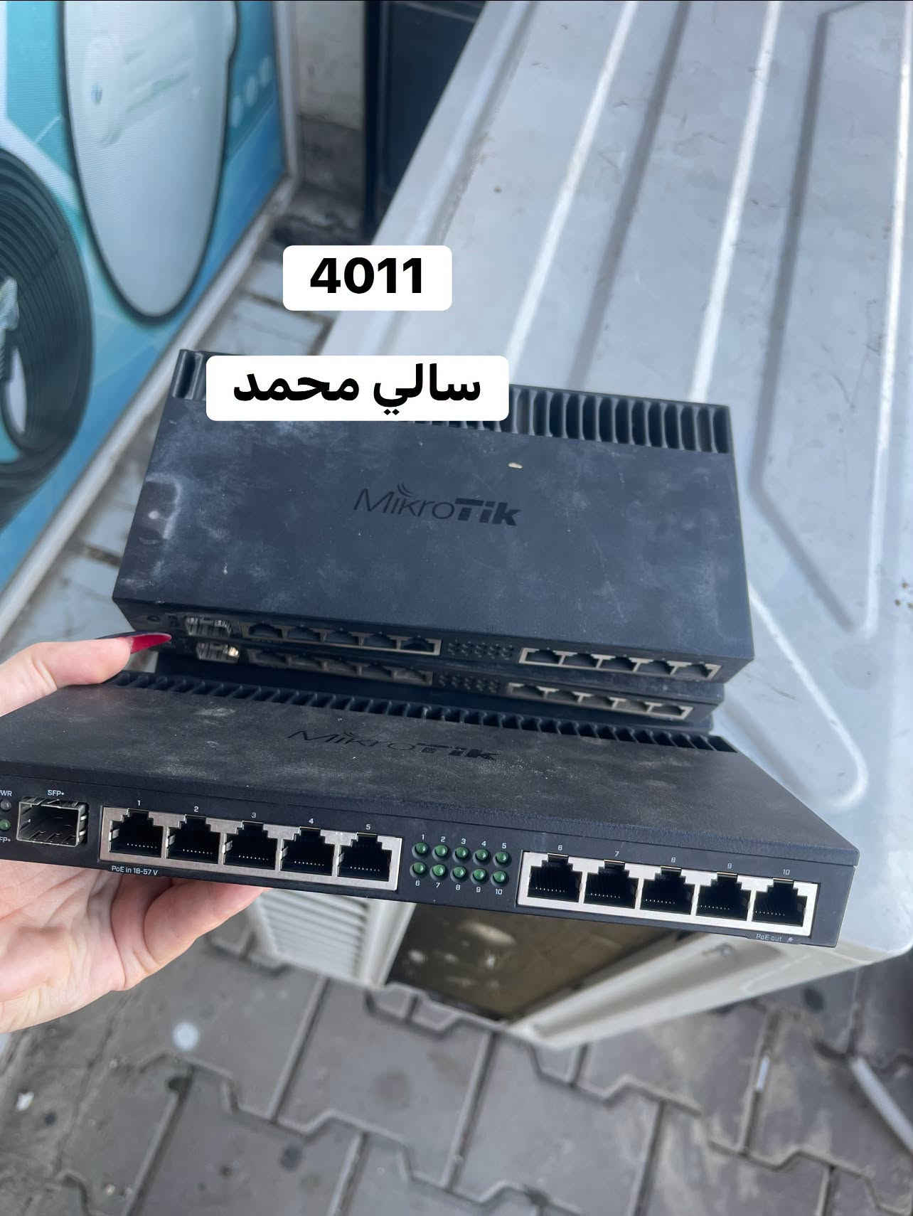 كل جديد وأفضل أجهزة الإنترنت تلكو يم سالي محمد 📡✨
أجهزة مستخدمة ومفحوصة، بأسعار مناسبة وضمان على القطع.

جملة ومفرد 🚚
توصيل لجميع محافظات العراق

للاستفسار مراسله الصفحه
***********

نص مكتوب في الصور:
- اومني مستخدم
- سالي محمد
- مستخدم C5c
- باور بيم m5
- عاكسه 900 مك سما
- دش 30
- دش 34
- سكتر 120 سالي محمد
- 4011
