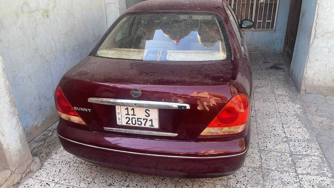 السلام عليكم نيسان سني ياباني موديل 2006 كير اوتو ماتيك ومحرك 1800 ام القبق الاسود مقفول كهربائيات كلها شغاله تبريد تد خير من الله تايرات تخم   سياره مصبوغه للجماليه فقط رقم انجليزي دولي شرط التحويل سياره مال بيت سعر 75 وبيها مجال مكان بغداد الزعفرانيه ***********
