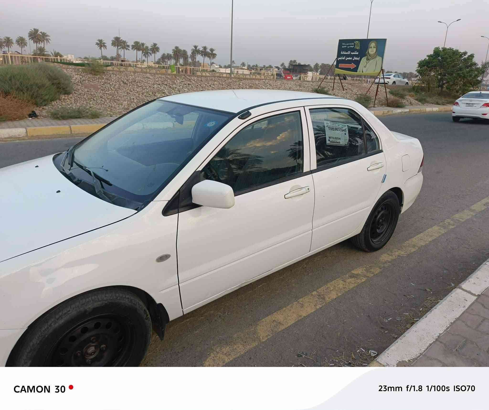 لانسر 2009اللون ابيض رقم ديالى سنويه ل28سيارة حلوة ونظيفه بيه تبديل بنيد والبدنه صبغ الدعامية فقط بدون قطرة معجون كير ومحرك وصدر وتبريد وتخم تاير كله جديد السعر 72للاتصال على الرقم ***********استاذ محمد والسيارة موجودة في بعقوبة.

نص مكتوب في الصور:
- CAMON 30  23mm f/1.8 1/100s ISO64
- CAMON 30 23mm f/1.8 1/100s ISO66
- CAMON 30 23mm f/1.8 1/50s ISO278
- CAMON 30
- 23mm f/1.8 1/100s ISO77
- CAMON 30 • 23mm f/1.8 1/50s ISO333
- CAMON 30  23mm f/1.8 1/50s ISO178
- CAMON 30  23mm f/1.8 1/50s ISO131