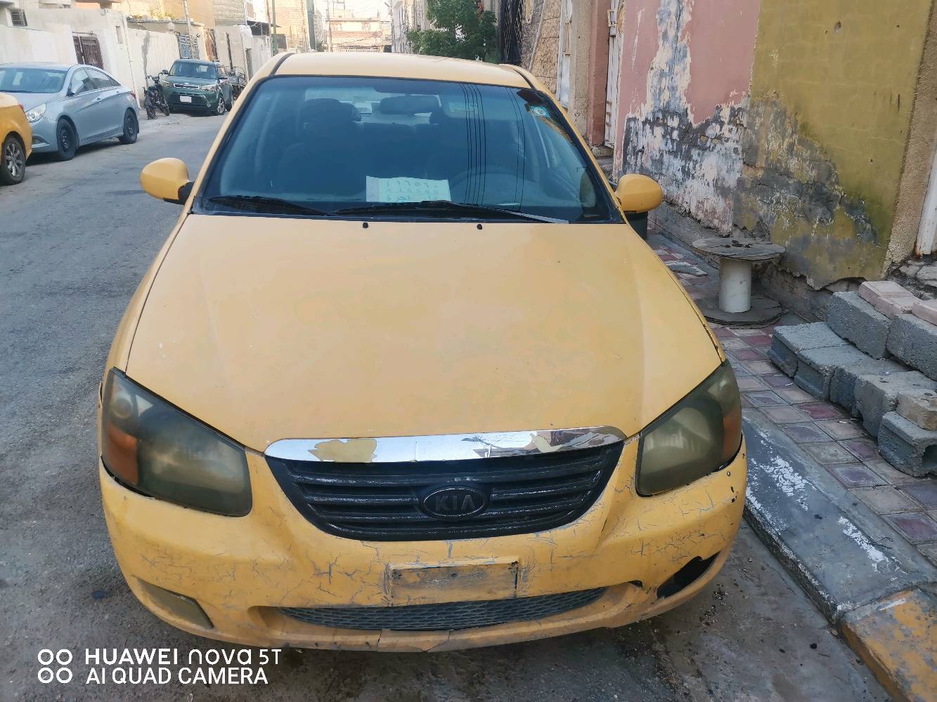 كيا سبكترا موديل ٢٠٠٨
بيها حادث جهه السائق الچاملغ وتبديل باب كير بي خلل ابيع كير عاطل عليها هيئه سنتين ورقم ألماني باسم راعيها وبيها طخات ابيع على هاي الوضع
٥٨ وبيها مجال للاستفسار ***********
المكيف/الثلاجة شغال مضبوط لو يحتاج تعبئة أو تصليح؟: 
صونده التبريد مكسوره 
وين موقع السيارة بالضبط بأي محافظة/منطقة؟ وهل الفحص والمشاهدة متوفره بأي وقت؟: 
كربلاء الحر 
تريدها بيع مباشر لو تقبل البدل؟ وشكد أقل سعر نهائي ممكن تنزل عليه؟: 
مباشر