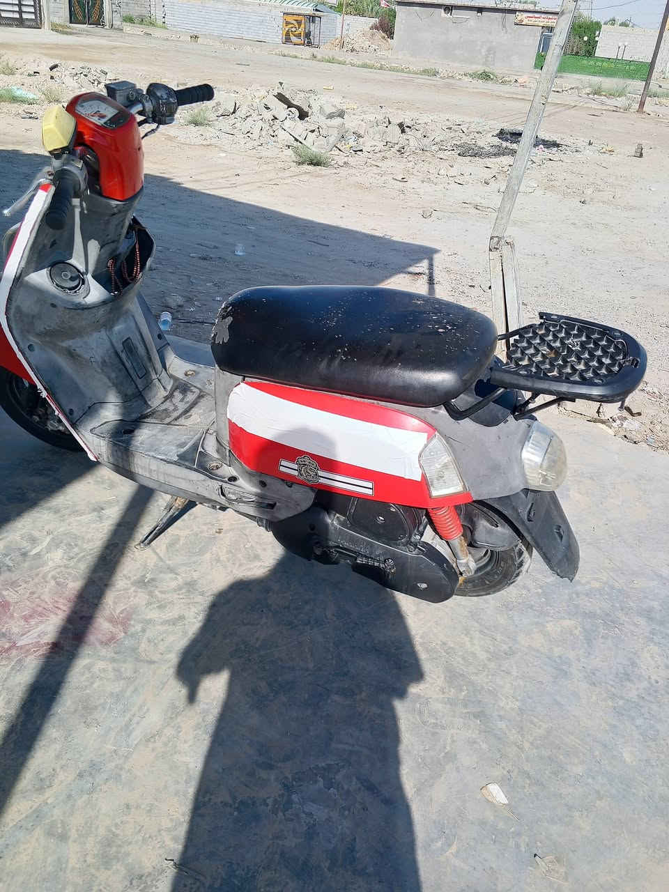 سلام عليكم دراجة بوليس كابريتر
دراجة  حلوه مكينة بلادية شلعة ومعدل سعرها 500وبيها مجال مكاني بغداد الحسينيه  ‏‪***********‬‏
