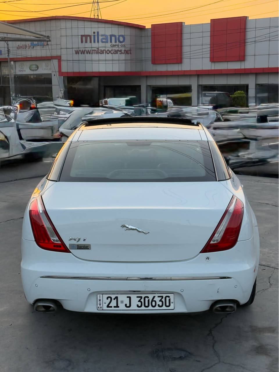 جاگوار XJ L
2011
سفری شەریکە سەردار
154.000 Km  حەقیقی
مەکینە V6 بێ سۆپەر
فوول فولل مواصەفات 
پانۆراما
کوشن سارد و گەرم
کوشن کارەبا و میمۆری و جلد
پشت و پێش حاسە
سنوق شەفت
بەسمە
ڕادار
سوکان هیتەر  و سوکان ڤۆلیۆم
شاشە ئەلکترۆنی و کامێرا
تەبیرد مەرکزی کوشنی دواوە هیتەر 
چەند مواسەفای تریش
گێڕ و مەکینە و کارەبایی هەر هەموو شتێکی بەشەرت و بێ خەلەل 

113 وەرەقە مجال

*********** السليمانية, العراق

