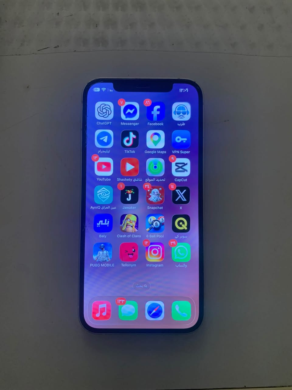 آيفون 12 • ١٢٨ • ضهر مكسور