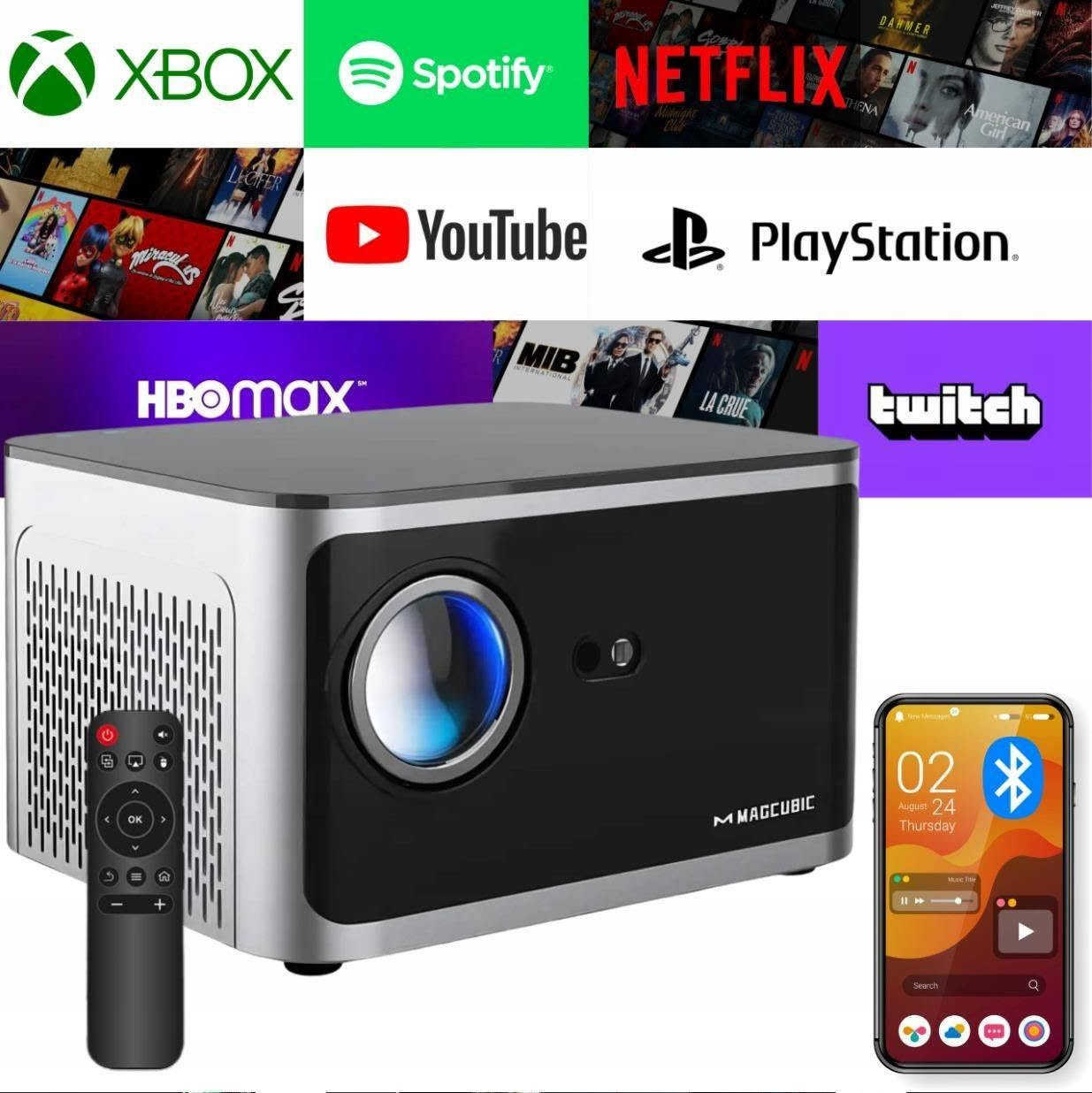 داتاشوو 4k
HY 350 PRO 
جدید کبس شرکە غیر مستخدم ابدآ 
حجز علی خاص او واتساب : ***********

نص مكتوب في الصور:
- MAGCUBIC 580Ansi Native 1920X1080 Wifi6 Android 11 4K ULTRAHD
- Native 1080P Resolution Supports 4K decoding 4K FULLHD 1080P FULLHD
- XBOX Spotify NETFLIX YouTube PlayStation HBOMax twitch MAGCUBIC
- MAGCUBIC 580 ANSI WiFi 6 11 Android 11 MAGCUBIC 4K FULLHD