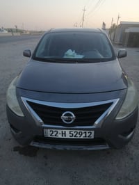 سيارة للبيع نوع نيسان صني هندي بليت ازرق موديل 2017 رقم اربيل سنوية 20...