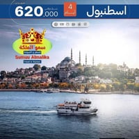 اسطنبول • طيران فلاي • شامل تذاكر وفندق