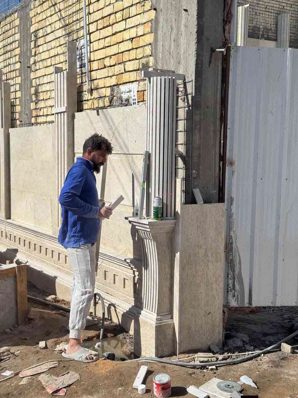 واجهات مرمر • شغل نظيف • التزام بالمواعيد