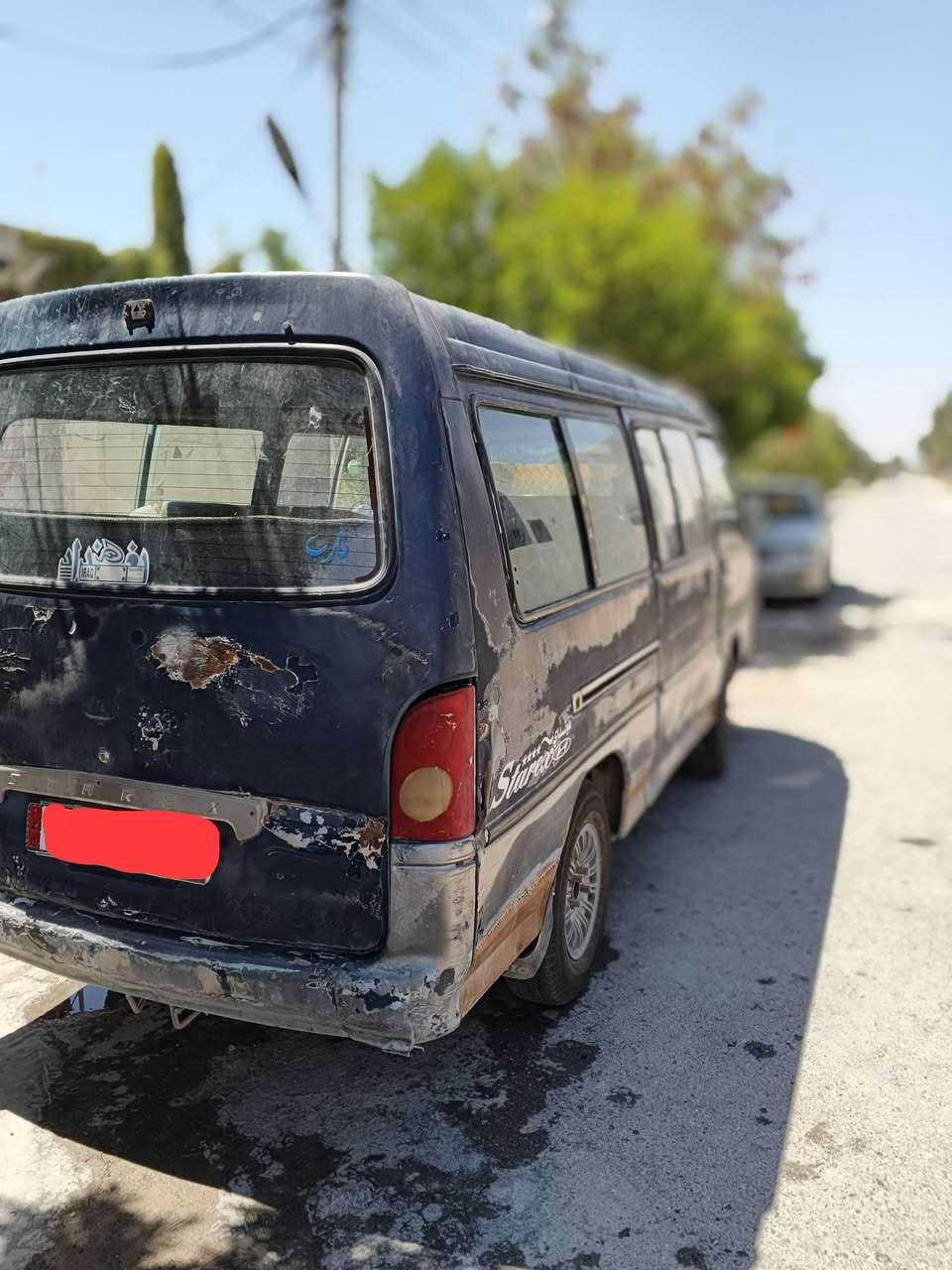 السلام عليكم كيا هيونداي موديل 1996 بسمي رقم بغداد محرك ونجي مجفت جديد لا تبخير ولا صرف تخم تاير جديد الكشر بي تلحيضات جاهزه للعمل السعر 28 وبي مجال قليل للاستفسار ***********
