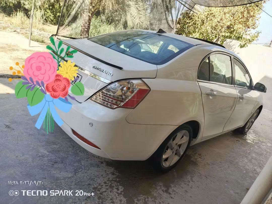 جيلي امكراند 2013 شكل جديد 
داخل اسود سياره كفاله عامه من قطره صبغ 
بستثناء هلال واحد الخلفي  فقط 
سياره ماشيه 88الف بسمي رقم بغداد  
سنويه لل 31 هزه جديده 
سياره جديده معنه الكلمه استخدام شخصي 
استلام شركه  صفاحه مثل موس تبريد ثلج تايرات 
صدر امامي خلفي كير محرك شرط الفحص  
وشرط لا عته ولاشي ابد  

🛑 السعر سوي تعليق يصل مباشره 🤖 

باتري جديد شاشه اصليه كامره دواره منضومه زنون شرط 
عدسات   
سياره وضع شركه 
ومكاني بغداد 

رقم صاحب السيارة 
***********

نص مكتوب في الصور:
- ١٧:٥٦ ٢٠٢٦/٠٩/١٩ TECNO SPARK 20 Pro+
- ١٧:٠٠ ٢٠٢٦/٠٩/١٩
- TECNO SPARK 20 Pro+
- ١١:٢٨ ٢٠٢٦/٠٩/٢٠
- ١١:٢٦ ٢٠٢٦/٠٩/٢٠
- ١١:٣١ ٢٠٢٦/٠٩/٢٠