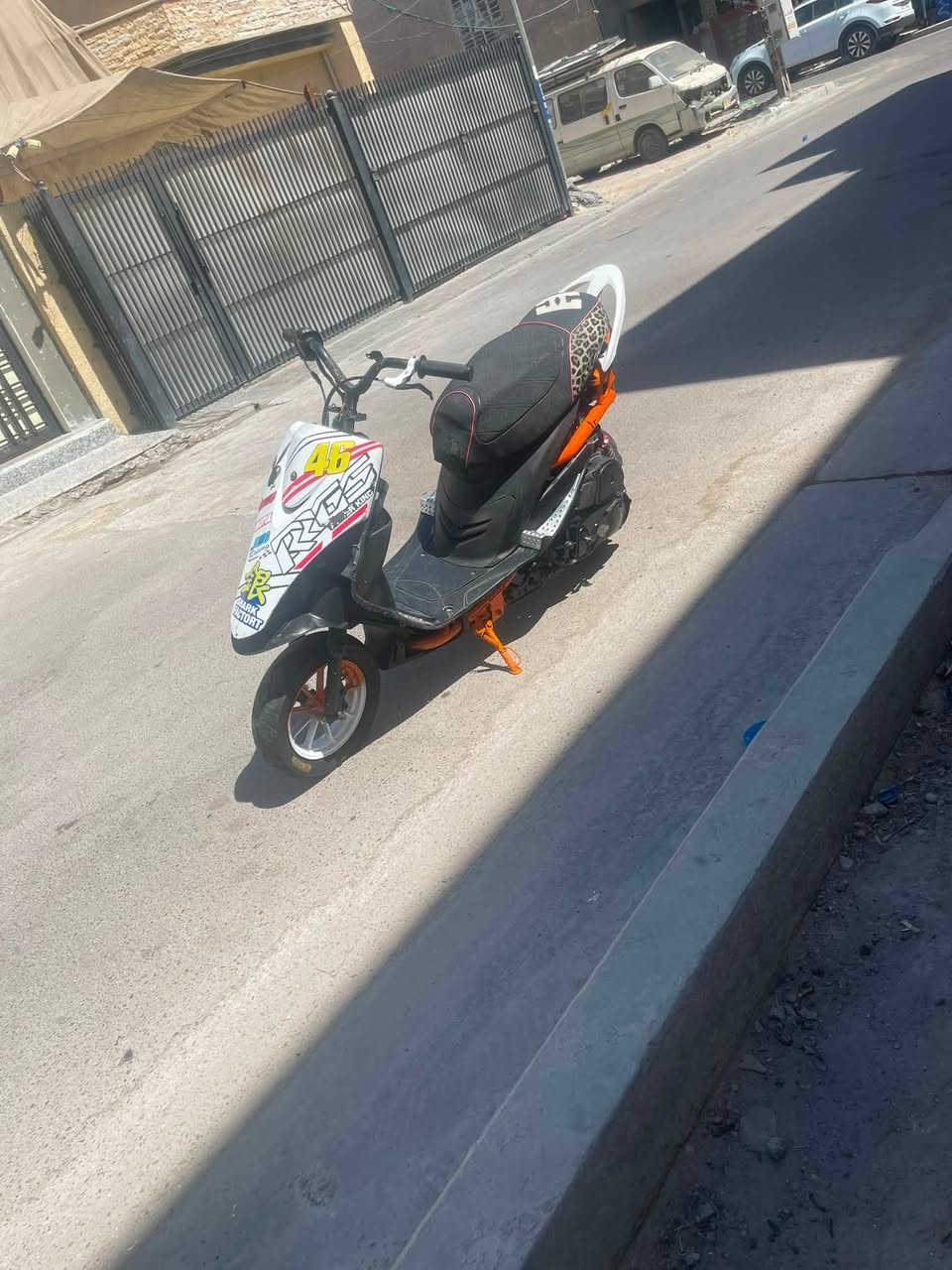 السلام عليكم عدله للبيع بيهاا دواسات رياضي ويده بريك رياضي ودبل خلفي رياضي وقبق فلاوين رياضي وصالنصه رياضي وزوج كلجات رياضي ووياله رياضي  مكينتهاا كلش قويه للبيع السعر 425 مكاني بغداد الغزالية ***********

