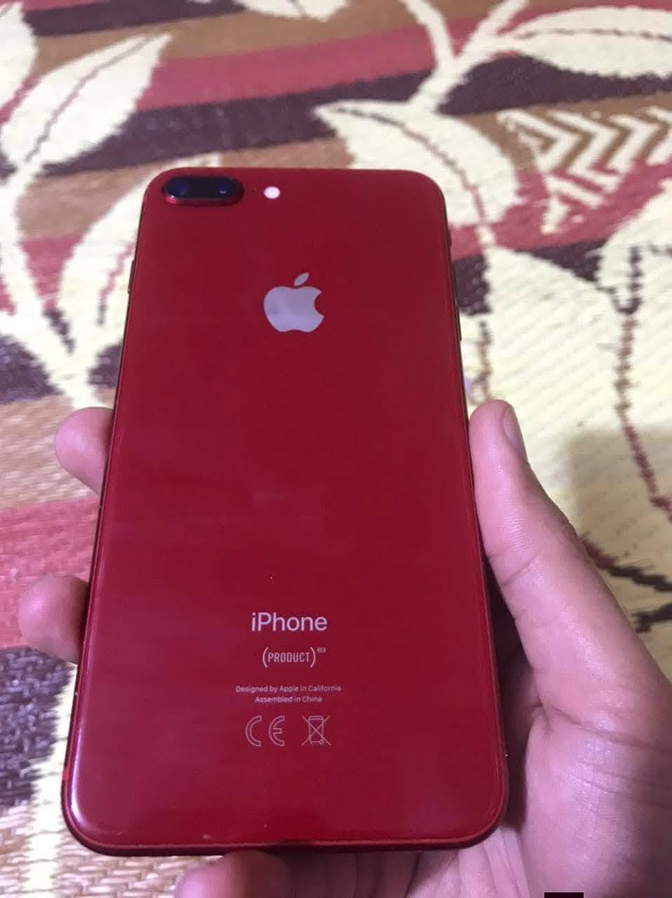 ايفون 8 بلاص داكره 256 بطاريه 100 جهاز نضيف ببجي 60 فريم بس الدكمه بل وسط ما يشتغل البقيه كلشي ما بيه كاميرا دمعه سيمكارت كلها شغال ***********//***********
