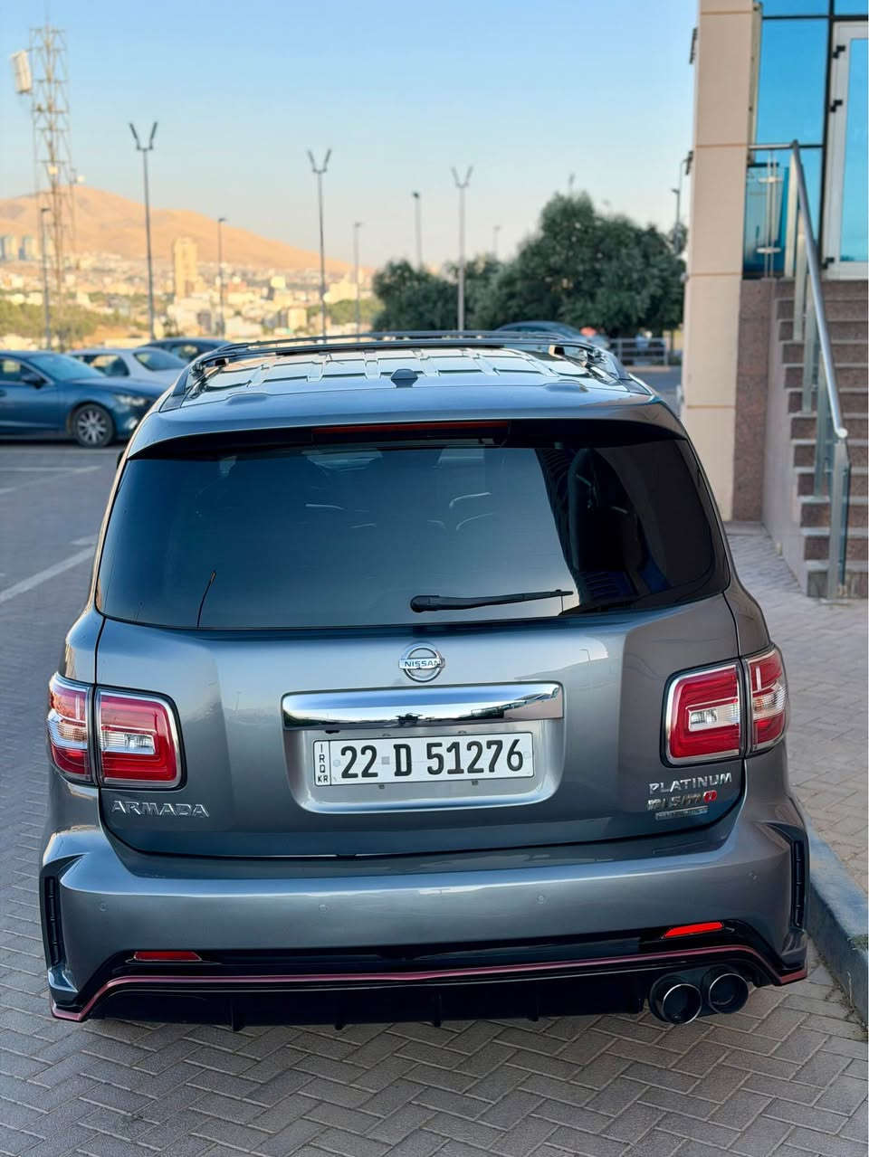 ‎بِسْم الله الرحمن الرحيم   

‎‏Nissan Armada SL ( 2018 ) 5:6 L 🚀🚀   

سعر سياره  مناسب بلاش 186 ورقه مجال بسيط

فول فول موصفات
‎ده بل ئه كسل  4+4
پيش و دواى رادار
رادارى ئاوينه
سلايد
‎بيشو دوا حاسه 
‎لايت  زينون 
‎لايت ليد بيش و پشت 
‎٨٣ هه زار روشتووه
‎كوشن كاره باي 
‎كوشن هيتر
‎لايتي ئه خه ويت 
‎كاميرا ٣٦٠
‎صنوق جه گه 
‎سى ريزه كوشنه كانى 
‎دژه خليسك و 
‎تحديد سرعه 
‎سوكان فوليوم 
‎شاشه ى گه وره 
‎تسجيل خه زن 
‎ناو فورميكا و 
‎ده رگا بصمة
‎مه ركه زي  
‎سه لاجه 
‎زور مواسه فاتي تر 

گيرو مه كينه به شه رت برخوى نه كراوه ته وه ته بريد تاقم بيش و به شه رت دينار نوقسانى تيا نيه

سه نه وى هه ده و به رادى تازه يه تا ٢٠٣١ به ناوى خومه وه

‎سعر  :١٨٤   مجال  

‎شوين :-سليماني

***********
***********
-----------------------------------------------------

‎بِسْم الله الرحمن الرحيم 

‎‏Nissan Armada SL   ( 2018 ) 5:6L 🚀🚀

‎ سعر سياره بلاش بلاش ١٨٦ ورقه مجال‎

فول فول مواصفات 

 4X4 فور ويل درايف
‎صندوق شفط
‎لايتات ليد 
‎كاميرا 
‎شاشه كبيرة 
رادار الامامي و خلفي
رادار الجانبي
سقف فتحه
‎مسجل خزن 
‎كشنات كهرباء 
‎كشنات هيتر 
‎ستيرن كهرباء 
‎ستيرن فوليوم 
‎تحديد سرعة
‎تبريد مركزى 
٨٣ الف ماشي
‎داخل فورميكا
‎تبريد مركزي
‎بواب بصمة

‎   سیارە حیل حلوە و 
‎وکلش جدید ٤ طاير و ويل جديد ...
‎دواخل ٪؜١٠٠ جديد و نظيف بشرط  مابی 
اي مصاريف ..
‎ملاحضه : سياره جملق سايق صبغ او باب سكن بدون دواهل قتره دواخل مابيها ارباك طاك راجع سيستم

‎‏‎كير و محرك 🔛🚦 ممتاز و جديد مو مفتوح برغى مو مفتوح و بدون اَي نقص او خلل سياره جديد

‎‏‎السنوية⬅️🚥 رقم جديد حتي ٢٠٣١سياره بي اسمي تحويل بشرت اليوم ثاني 

‎‏‎الاسفسار اتصل على الرقم التالي ⬅️ :

***********
*********** السليمانية, العراق
