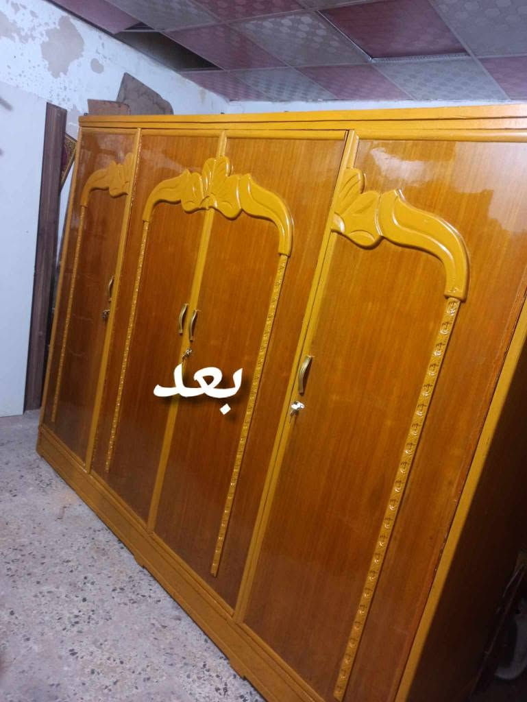 سلام عليكم تجديد كافه مستعمل بيبان غرف نوم كناتير بوفيات  نشتغل بل جديد كناتير بوفيات غرف نوم  يحب شوف يكدر يدخل على حساب منشور كل شغل  جديد مستعمل مكانه نجف حي مكرمه مركز وفاء خلف مركز وفاء شارع كيات قديم مقابيل اسواق اثير تواصل خاص او على رقم *********** النجف, العراق
