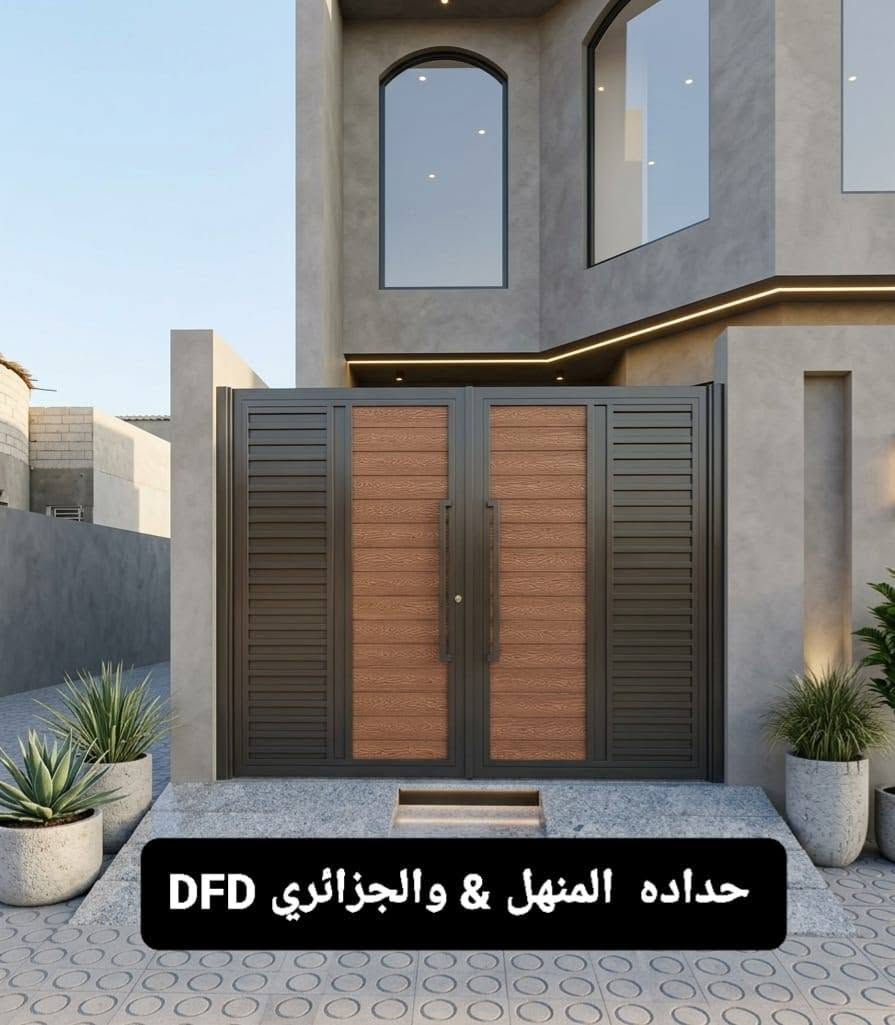 #حدادةالمنهل_والجزائري
عمل كافة أعمال الحداده ⚒️
أبواب 🚪 شبابيك 🪟
محجرات* مضلات شفاف ☔ سقائف كيربي و سندويج بنل ☔
وجميع أعمال الحداده ⚒️
للاستفسار الاتصال على الرقم *********** 🤙
او المراسله على الوتساب 📲
العنوان البصره 🌎

نص مكتوب في الصور:
- حداده المنهل & الجزائري DFD