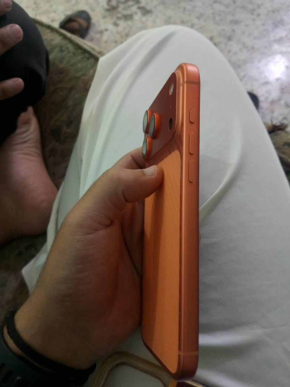 🔥 للبيع — iPhone 17 Pro Max 🧡 ويرهم مراوس
📱 17 Pro Max | 256GB
🟠 اللون: برتقالي
🔋 Battery Health: 97%
🔄 دورات الشحن: 215 Cycle
📲 eSIM — شريحة إلكترونية
✨ حالة الجهاز: نظيف كلش ومحافظ عليه

📦 الكارتونة موجودة
🔌 كيبل الشحن الأصلي موجود
✅ الجهاز كامل بملحقاته
✅ فحص وتجربة أمام المشتري

💰 السعر: 1,785,000 د.ع
🤝 قابل للتفاوض بالمعقول للجاد فقط

📞 للاستفسار والتواصل: ***********
