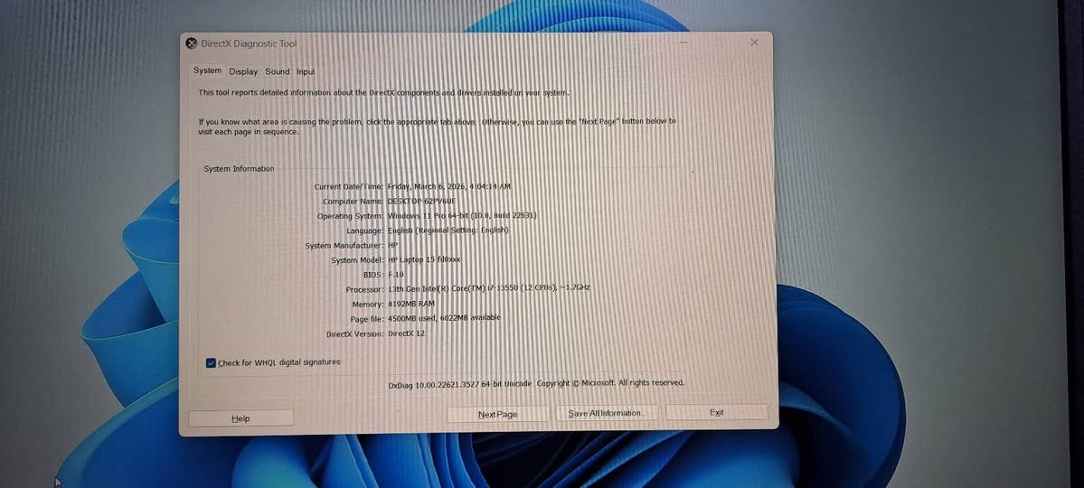 السلام عليكم
لابتوب للبيع – نظيف جداً

لابتوب نوع HP طراز HP Laptop 15-fd0xxx للبيع.
المواصفات:
- سلم 
- المعالج: Core i7
- الجيل: 13
- اللون: Silver
- الاستخدام: قليل جداً
- الحالة: نظيف 100% ولا يشكو من أي عطل.
السعر[ 750،000 ] الف وبيها مجال 
الموقع: بغداد – البياع

للمهتمين التواصل خاص.
***********
