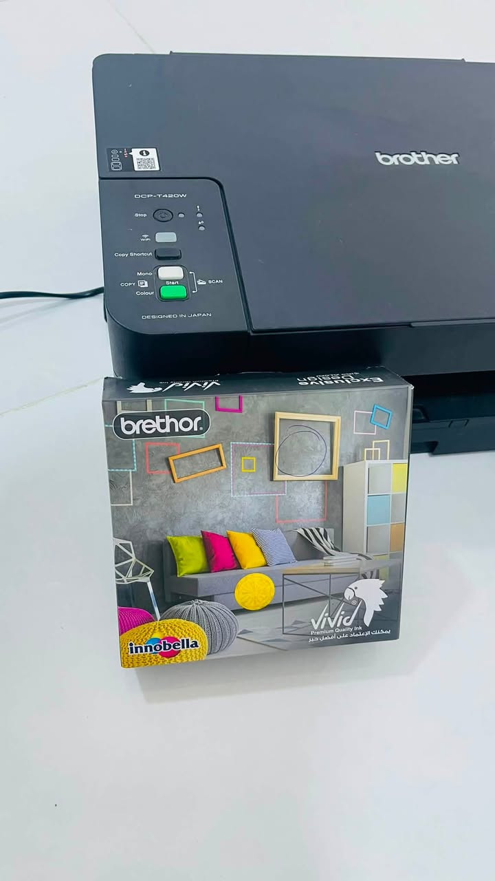 طابعة برذر ملونة ب (180 الف) Brother DCP-T420W جديدة بالكامل مستعمله ستعمال شخصي 

للبيع طابعة برذر أصلية موديل Brother DCP-T420W (جديدة تماماً) مع الكارتون الأصلي والملحقات كاملة بحالة الوكالة. مواصفات الطابعة الممتازة:3 في 1 (طباعة ملونة وعادي + استنساخ + سكنر).واي فاي (Wi-Fi) تطبع وتستنسخ مباشرة من الموبايل أو اللابتوب بدون وايرات.نظام خزان حبر (تعبئة ذاتية) اقتصادي جداً، الأحبار الأصلية معها وجديدة.دقة وسرعة عالية جداً في الطباعة.الطابعة جديدة بالكامل وغير مستخدمة وجاهزة للمشتري الجاد.
***********
